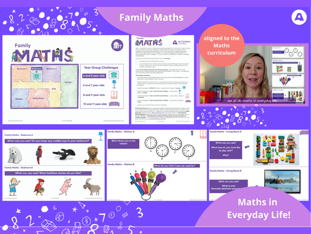 Family Maths Resources by As Creatives