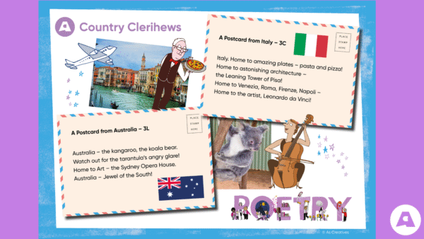 Country Clerihews Poetry Workshops